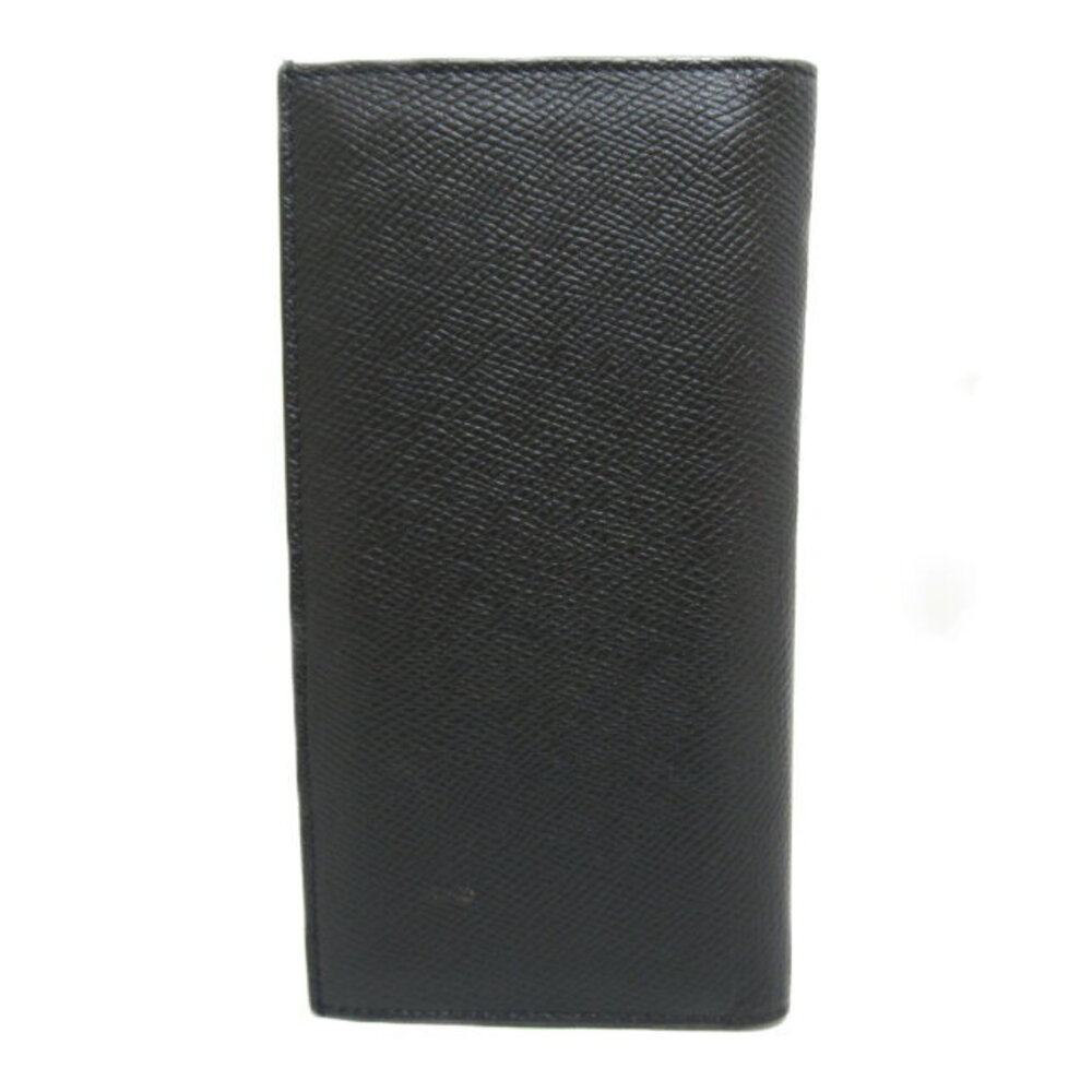 Celine Black Long Leather Wallet fold Bi - Picture 1 of 10